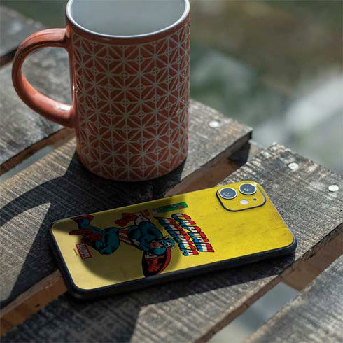 Marvel Classic Comics Captain America iPhone 11 Skin